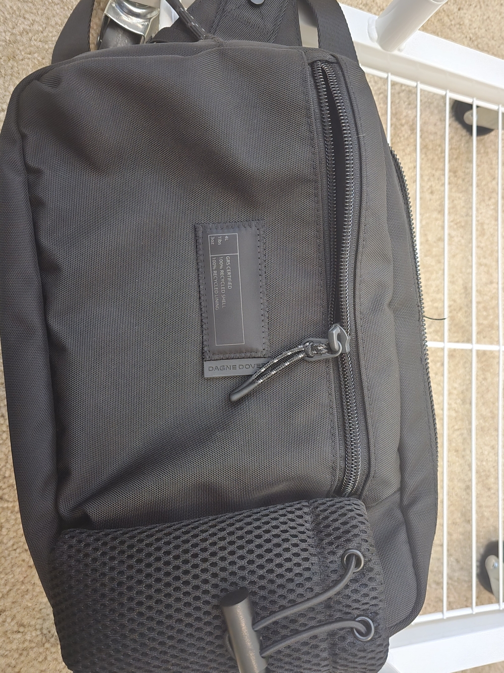 Dagne Dover Unisex Black Cairo Sling Crossbody Bag